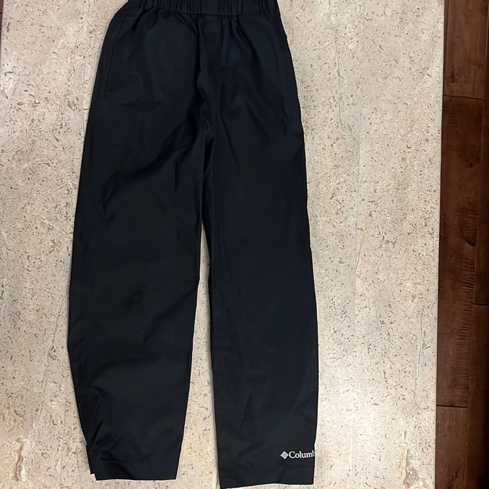 Columbia rain shell pants. Youth xs (6/7)